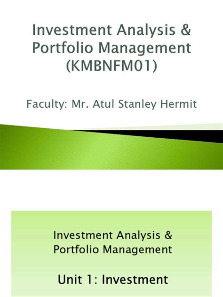 Master Investment Analysis & Portfolio Management: Expert PDF Guide