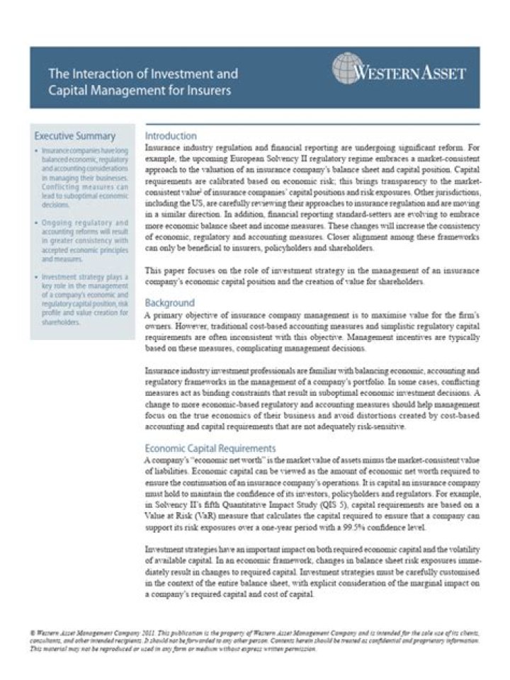 Comprehensive Investment Management for Insurers: A PDF Guide