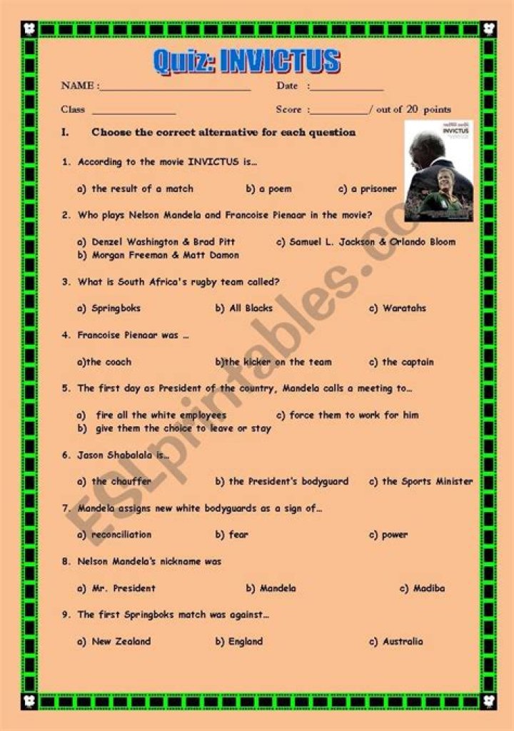 Invictus Poem Questions and Answers PDF – Expert Analysis & Study Guide
