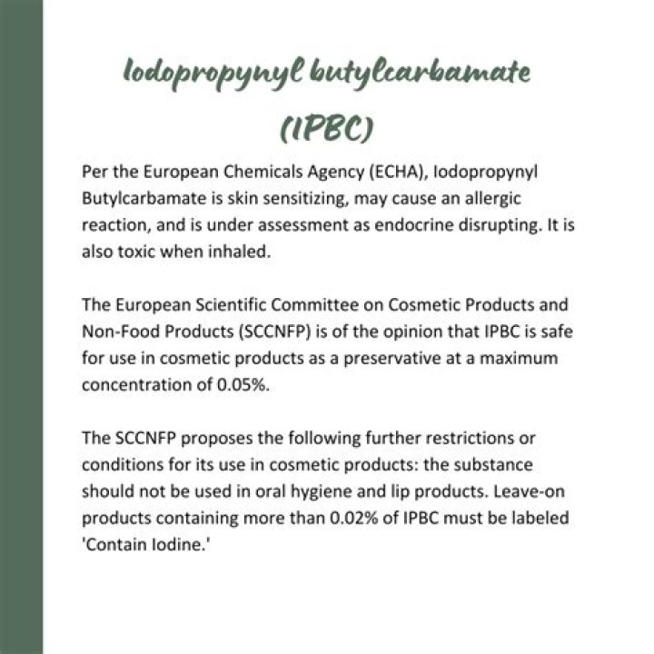 Iodopropynyl Butylcarbamate Product List PDF: Complete Buying Guide