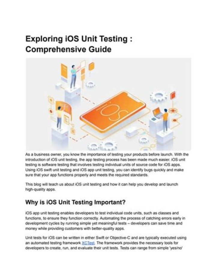 iOS Unit Testing by Example: Step-by-Step PDF Guide