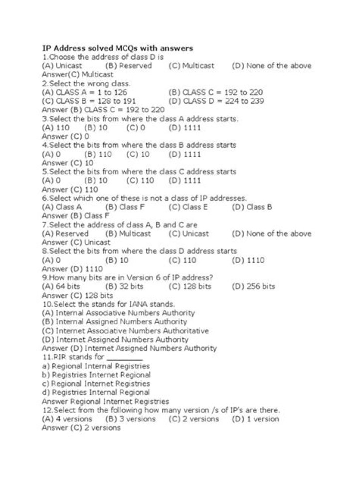 Common IP Address Questions & Answers PDF: Your Complete Guide