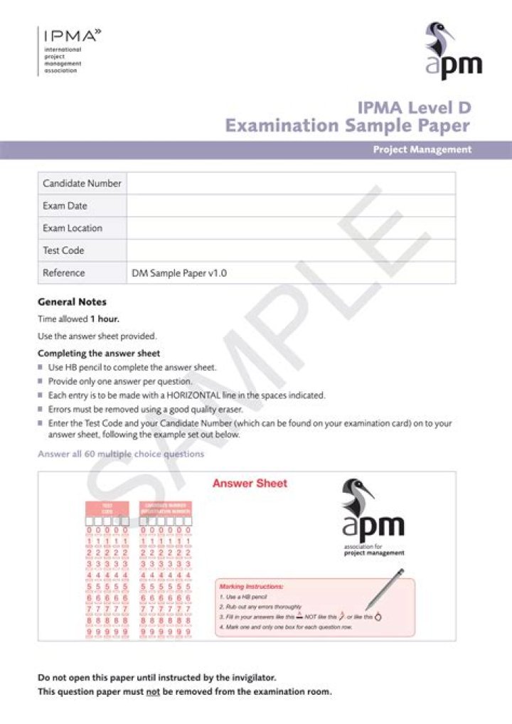 IPMA Exam Questions PDF: Complete Study Resource & Practice Questions