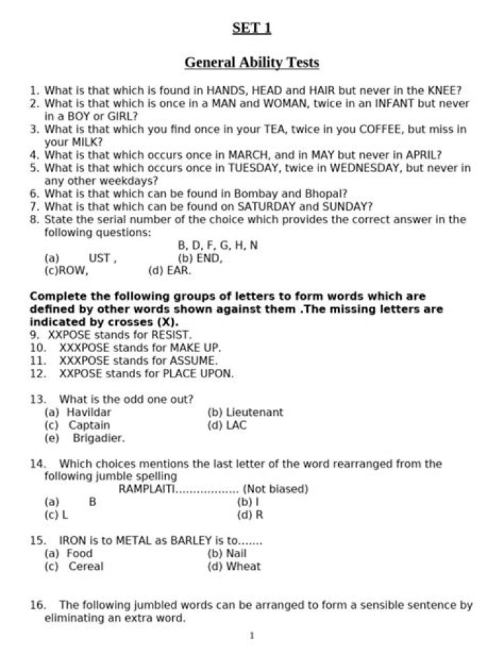 Download Free IQ Test Papers PDF for Practice & Assessment