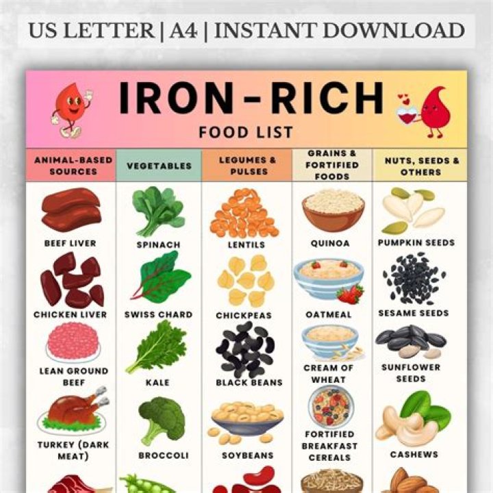 Iron-Rich Foods List for Patients: Easy Handout PDF