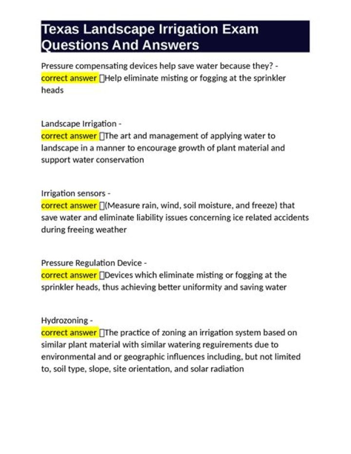Irrigation Questions and Answers PDF: Expert Answers for Farmers