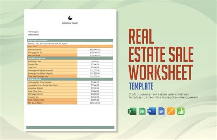 IRS Home Sale Worksheet PDF – Download Free Form