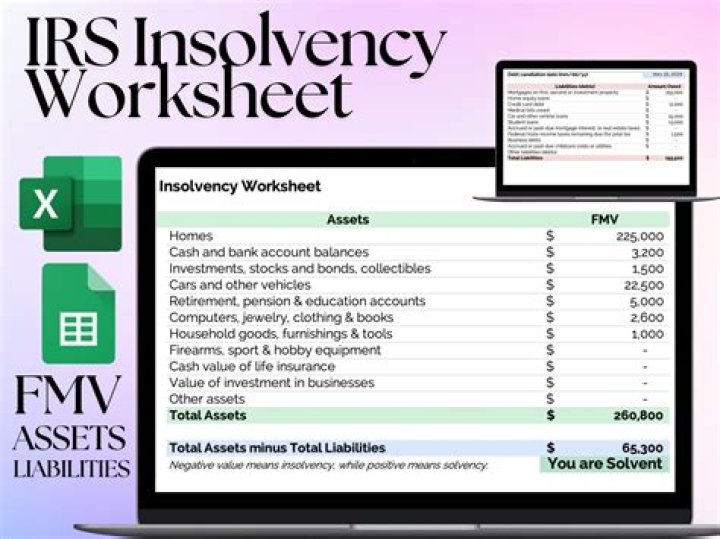 IRS Insolvency Worksheet PDF: Free Download for Tax Professionals