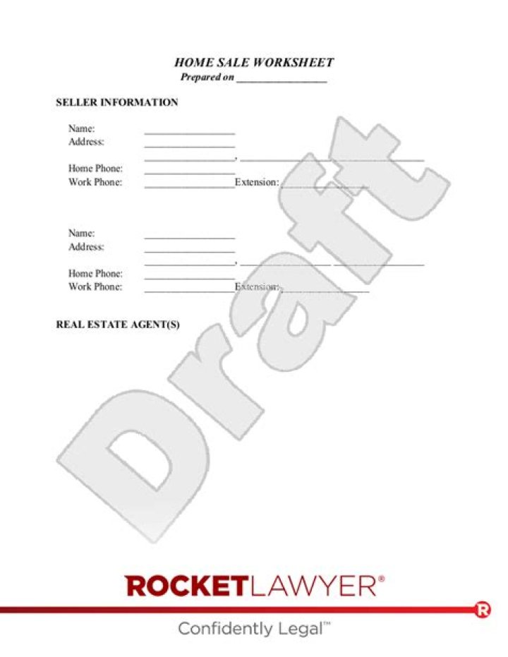 Free IRS Sale of Home Worksheet PDF – Easy Tax Deduction Tracking