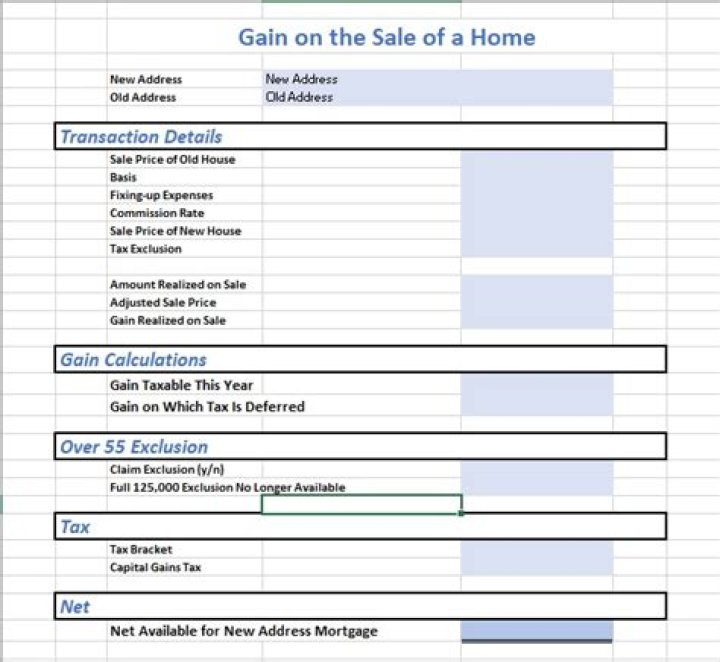 IRS Home Sale Worksheet PDF – Free Tax Form Guide