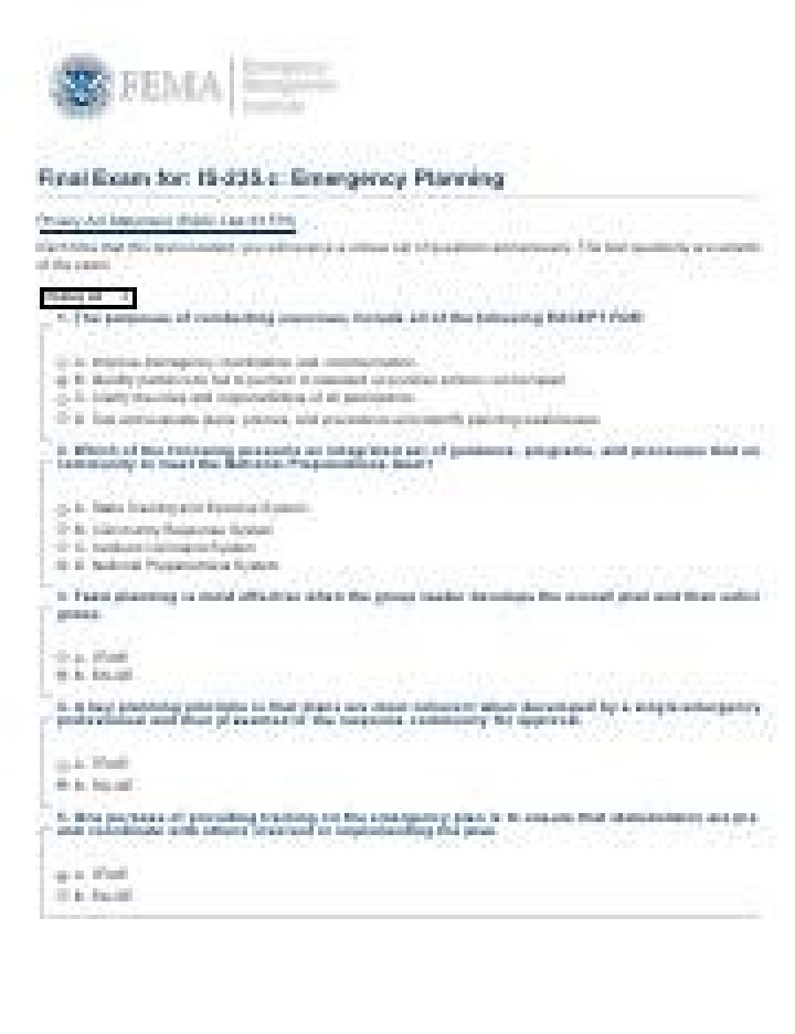 235 C Emergency Planning PDF: Essential Guide for Safety