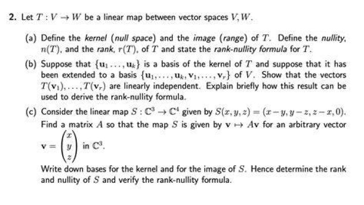 Is a linear map a vector space?