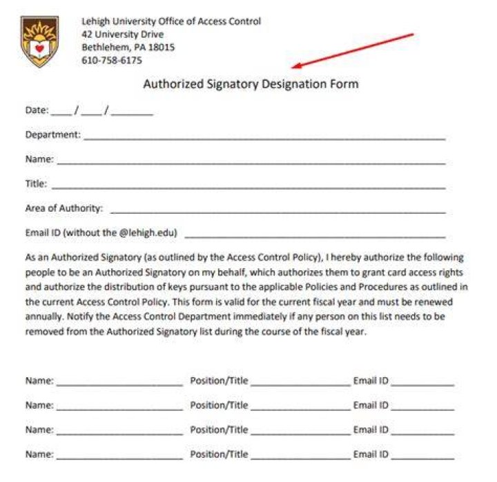 Is authorized signatory a position?