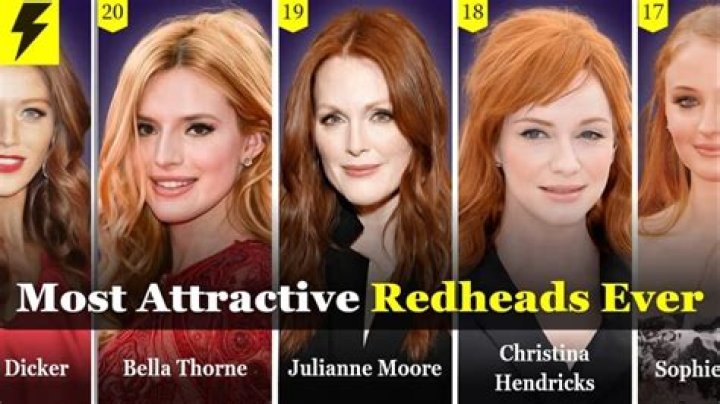 Is red hair the least attractive?