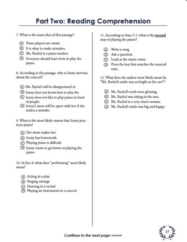 ISEE Primary 2 Practice Test PDF – Download Now