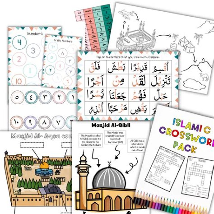 Free Islamic Worksheets PDF for Kids & Adults