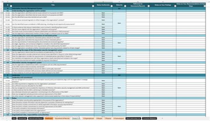 ISO 27001 Internal Audit Plan Template PDF – Downloadable Compliance Framework
