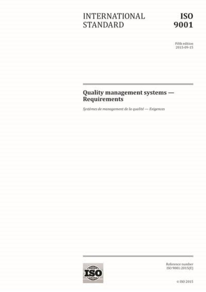 ISO 9001 Quality Management Systems Requirements PDF – Complete Guide