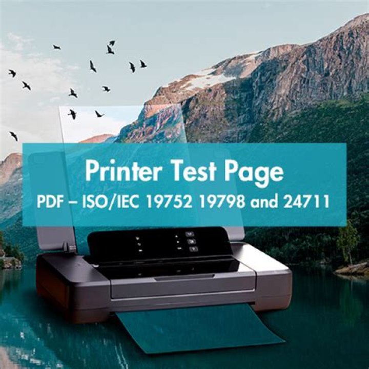 ISO/IEC 19798 Test Page PDF for Accurate Quality Assessment