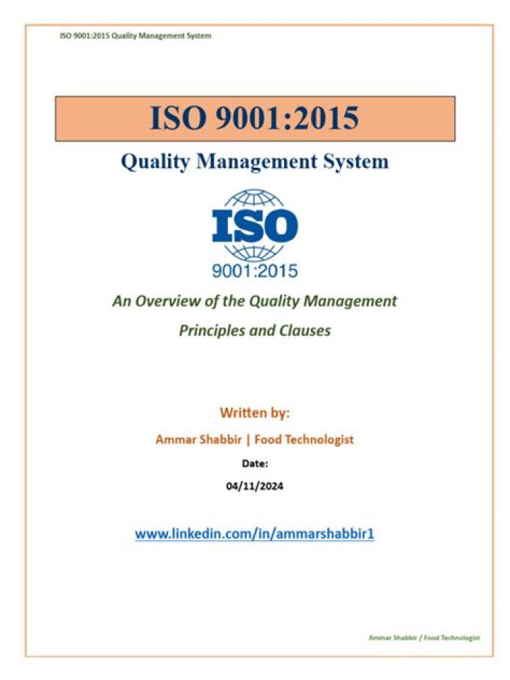 ISO Quality Management System PDF: Complete Guide & Template