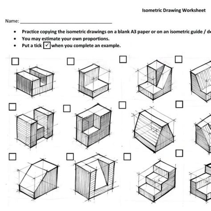 Isometric Drawing Exercises with Answers PDF – Step-by-Step Guide