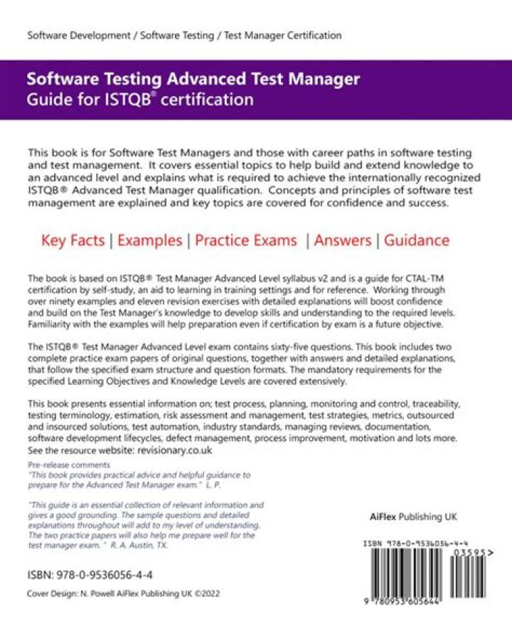 ISTQB Advanced Test Manager Syllabus PDF – Comprehensive Study Guide