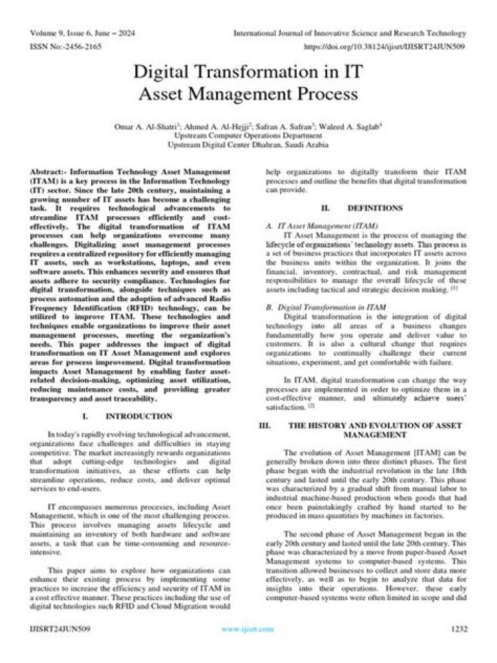Streamline IT Asset Management with the Complete Process PDF Guide