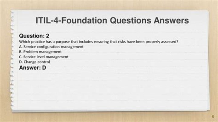 ITIL 4 Foundation Exam Questions PDF – Practice Tests & Answers