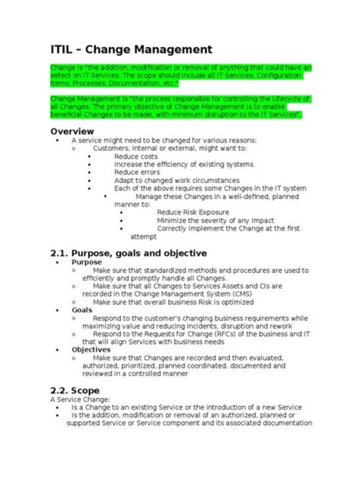 Download ITIL Change Management PDF: Essential Guide for Effective IT Processes