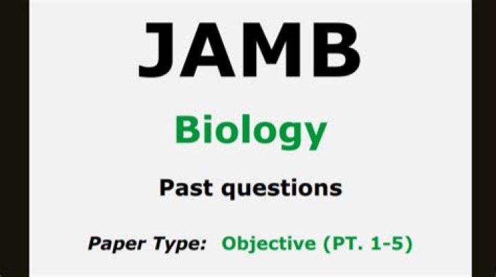 JAMB Biology Past Questions PDF – Download Free Past Papers