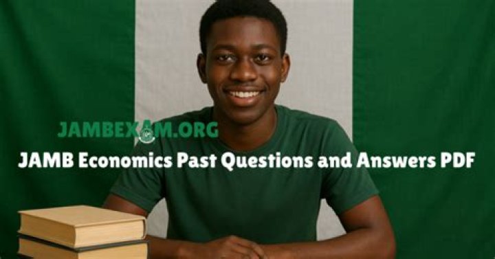 Jamb Economics Past Questions PDF with Answers