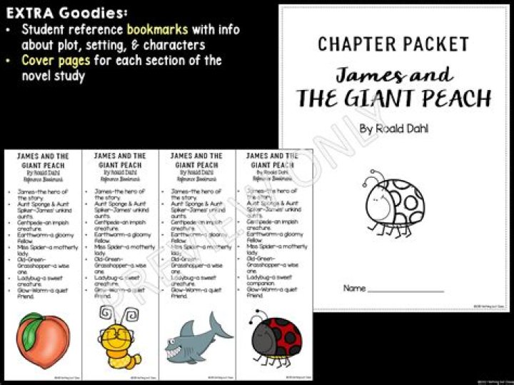 James and the Giant Peach Test PDF – Download Free Educational Reading Material