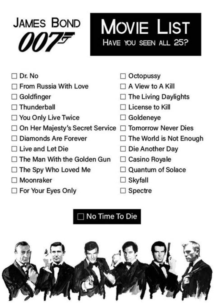 James Bond Movies List PDF: Complete Guide & Download
