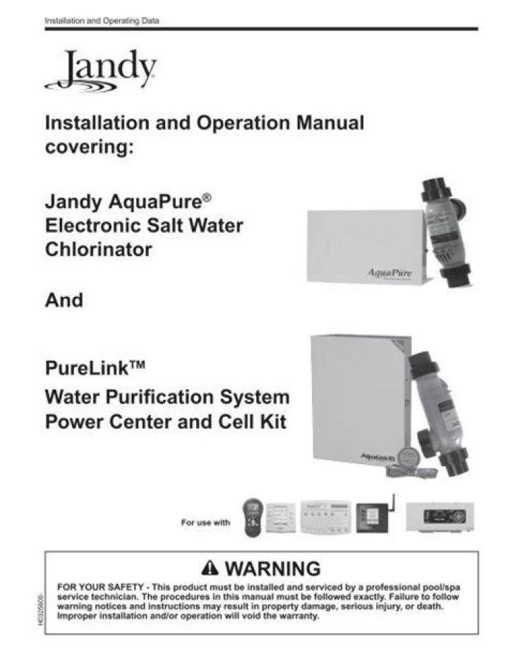 Jandy Aquapure Testing PDF: Full Results & Performance Data