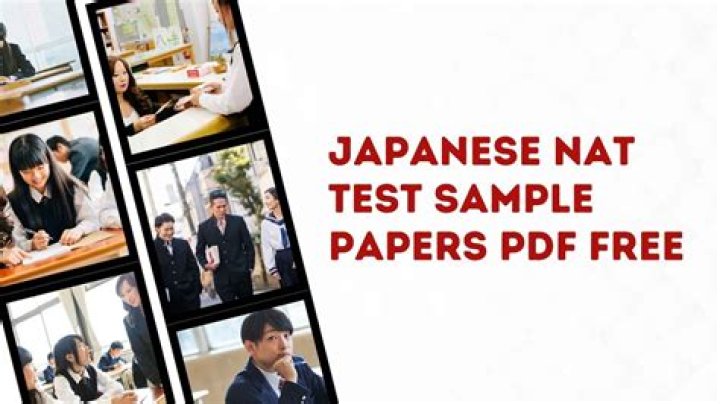 Free Japanese NAT Test Sample Papers PDF – Download Now