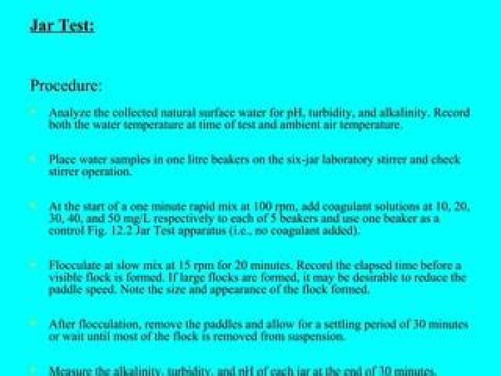 How to Perform a Jar Test PDF: Reliable Testing Guide