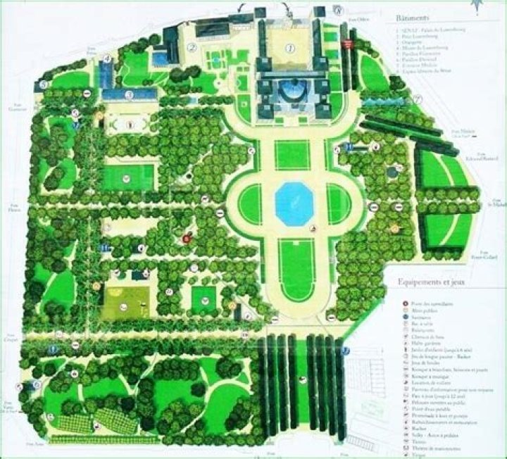 Jardin du Luxembourg Plan PDF: Detailed Layout & Garden Design