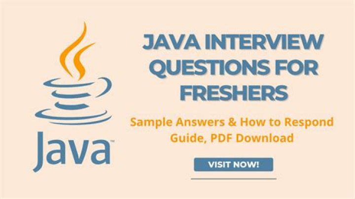 Java Interview Questions PDF for Freshers: Free Download