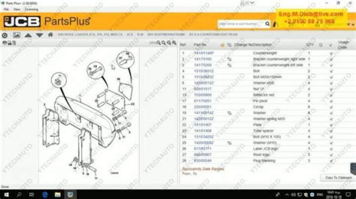 JCB Parts Name List PDF – Complete Guide for Repairs