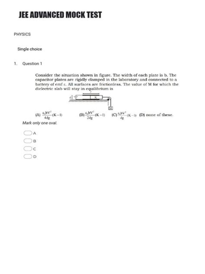 Jeel Advanced Mock Test PDF: Crack JEE with Expert Practice