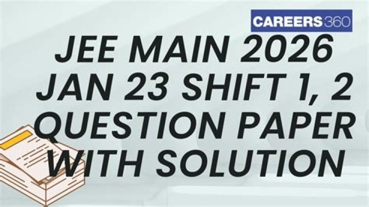 jee main 2018 question paper with solution PDF download