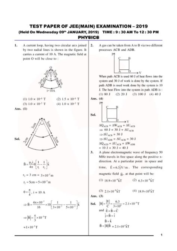 Jeec Main Previous Year Question Paper PDF Download for Exams