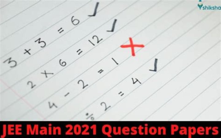 Jeemains 2021 Question Paper PDF Download – Full Exams for Practice