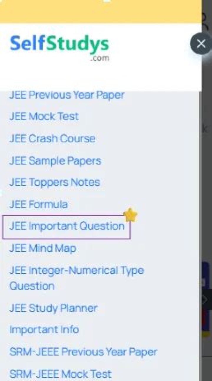 Jeel Mains Important Questions with Solutions PDF for Exam Success
