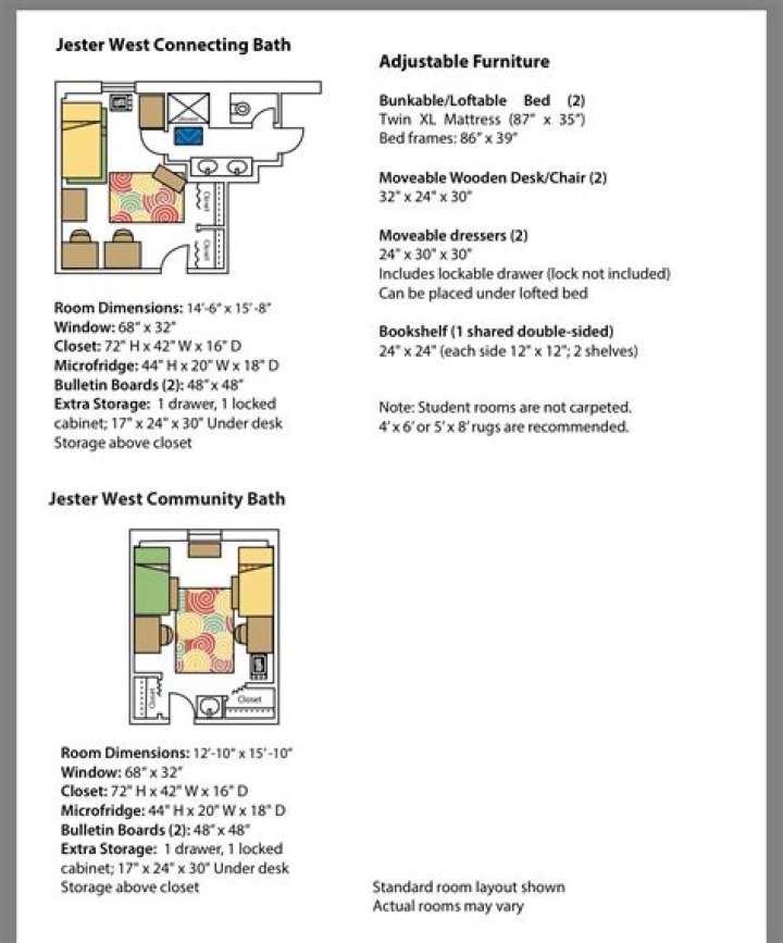 Jester West Floor Plan PDF: Detailed Layout & Design