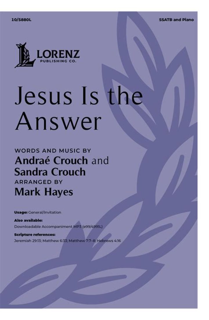 Jesus Is the Answer Lyrics and Chords PDF for Free
