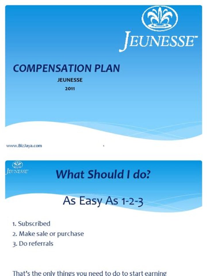 Jeunesse Compensation Plan PDF – Legal Rights and Benefits Guide