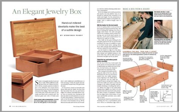 Free Fine Woodworking Jewelry Box Plans PDF – Easy DIY Download