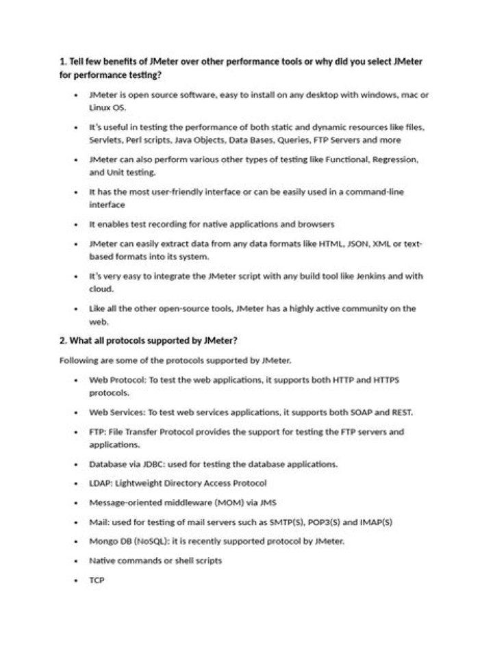 Top JMeter Interview Questions PDF for Testers & DevOps Engineers