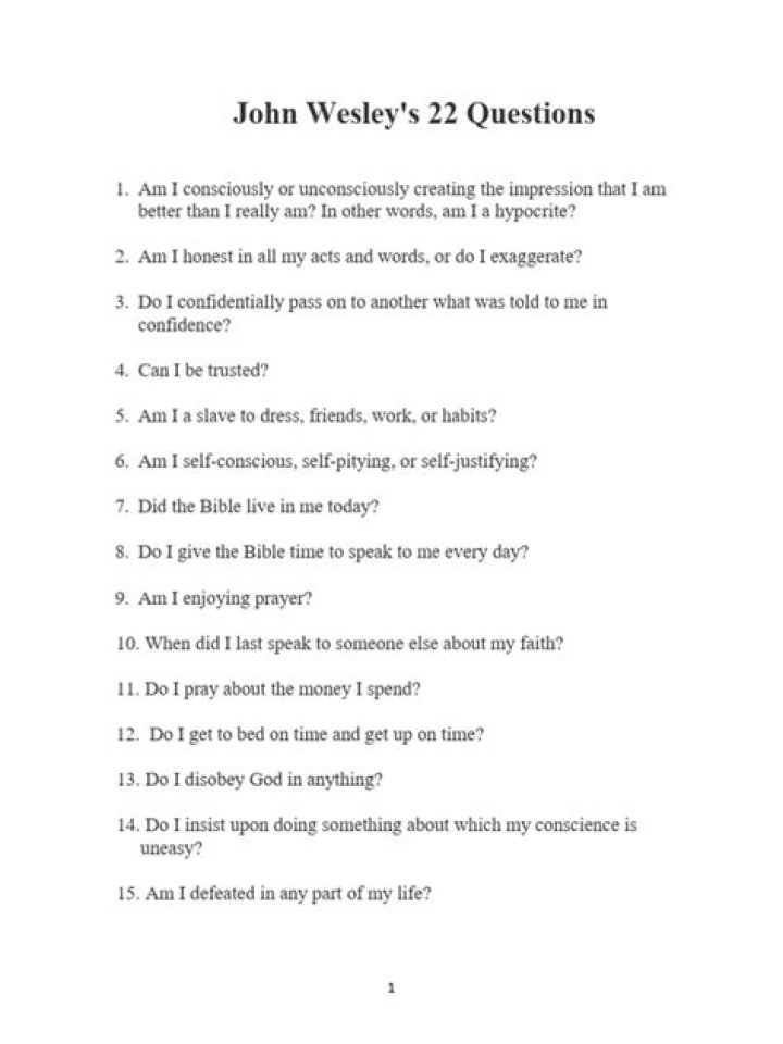 John Wesley 21 Questions PDF: Essential Insights & Answers